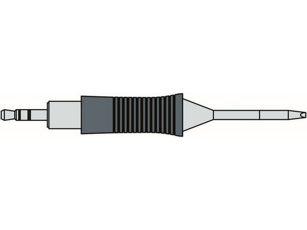 Soldering tip RT 8MS pointed chisel 2.2x0.4mm