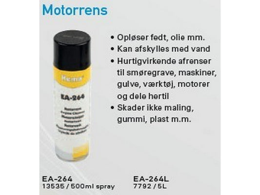 Motorrens 500ml; aerosoldåse