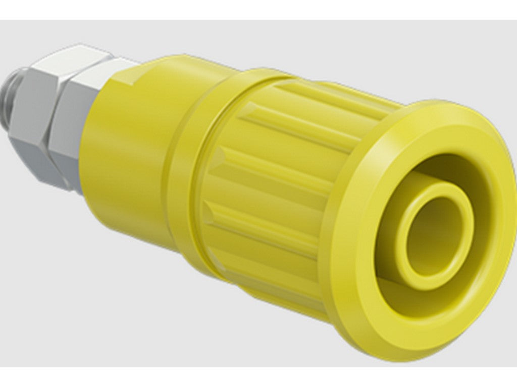 Socket SEB4-GK/N nickel-plated YELLOW CATIII 1000V/CATIV 600V 32A