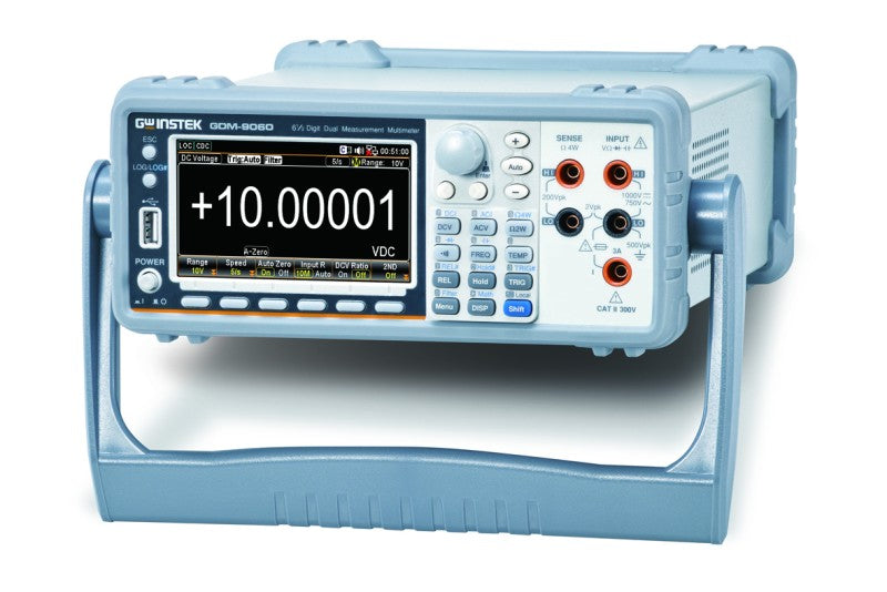 GW INSTEK 6 1/2 DIGIT, 2-CHANNEL BENCH MULTIMETER, 3 A