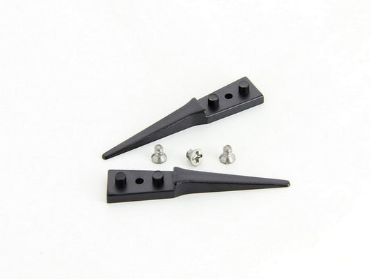 Spare tips for 242CFR.SA Tips: straight, narrow, flat, round. OD: 40mm