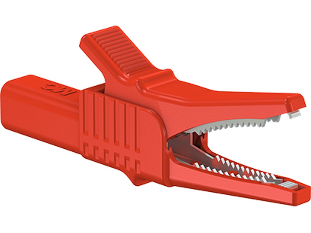 Crocodile clip XKK-1001 red 1000V - CAT II - 32A