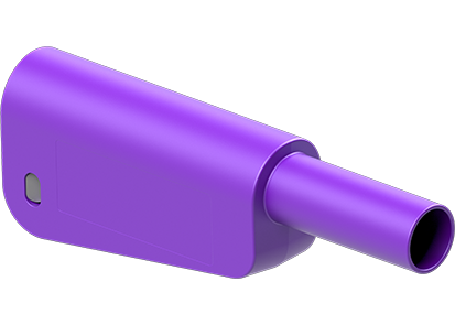 Bananstik Ø4mm SLM-4A-46 Violet 1000V CATII 32A/600V CATIII 32A