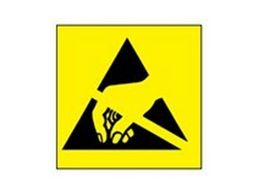 Label 12,5x12,5mm ESD 1000 stk