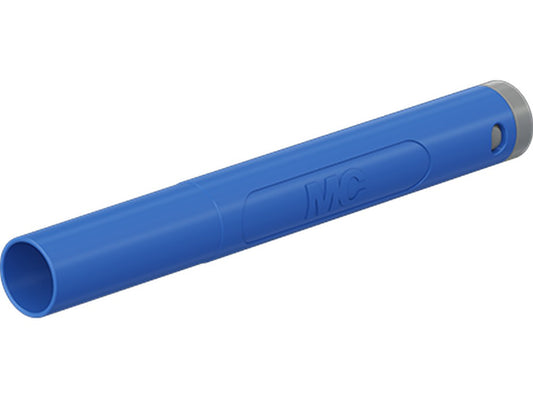 Han-stik Ø4mm SACR25-4A-39-TW BLÅ CATII 1000V/CATIII 600V 32A max.2,5mm² Ø3,9mm f/crimpning FORGYLD