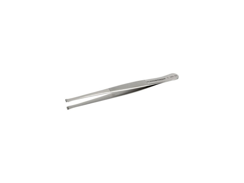 Lindström tweezers antimagnetic stainless steel high precision with 4 mm 90° angled tips 115mm