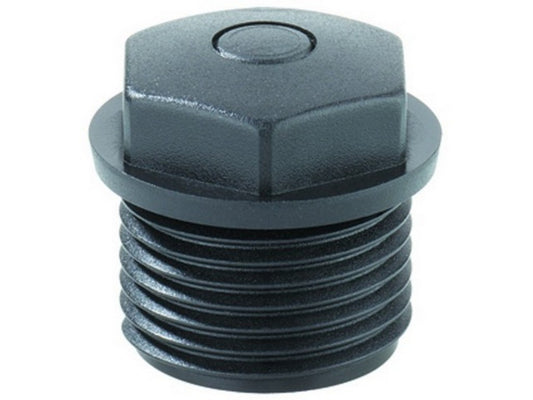 Blindprop kunststof sort PG21; GL11,5mm; 3S25
