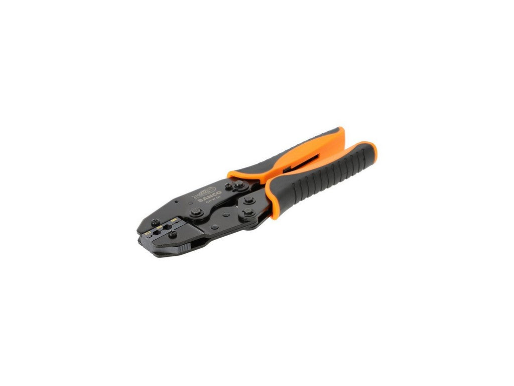 Crimping pliers with ratchet function for quality crimp connectors RG 58-59-62 mm