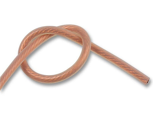 Silicone ledning 6mm² SILI-S transperant 1m 1500V 54A