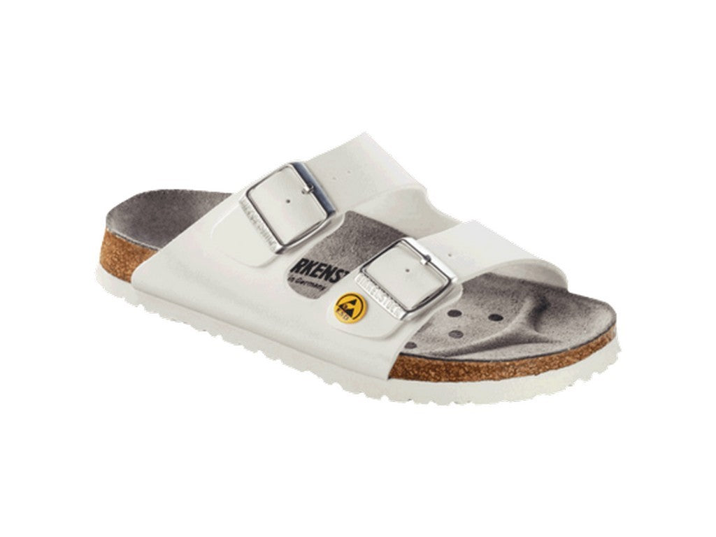 Birkenstock Arizona sandal ESD Str. 37; smal; hvid