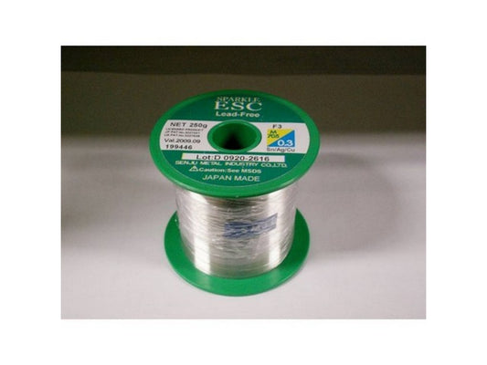 Lodde tin 0,3mm RA, F3 Sn96,5; Ag3; Cu0,5, 250g ROL1 STD-J 004