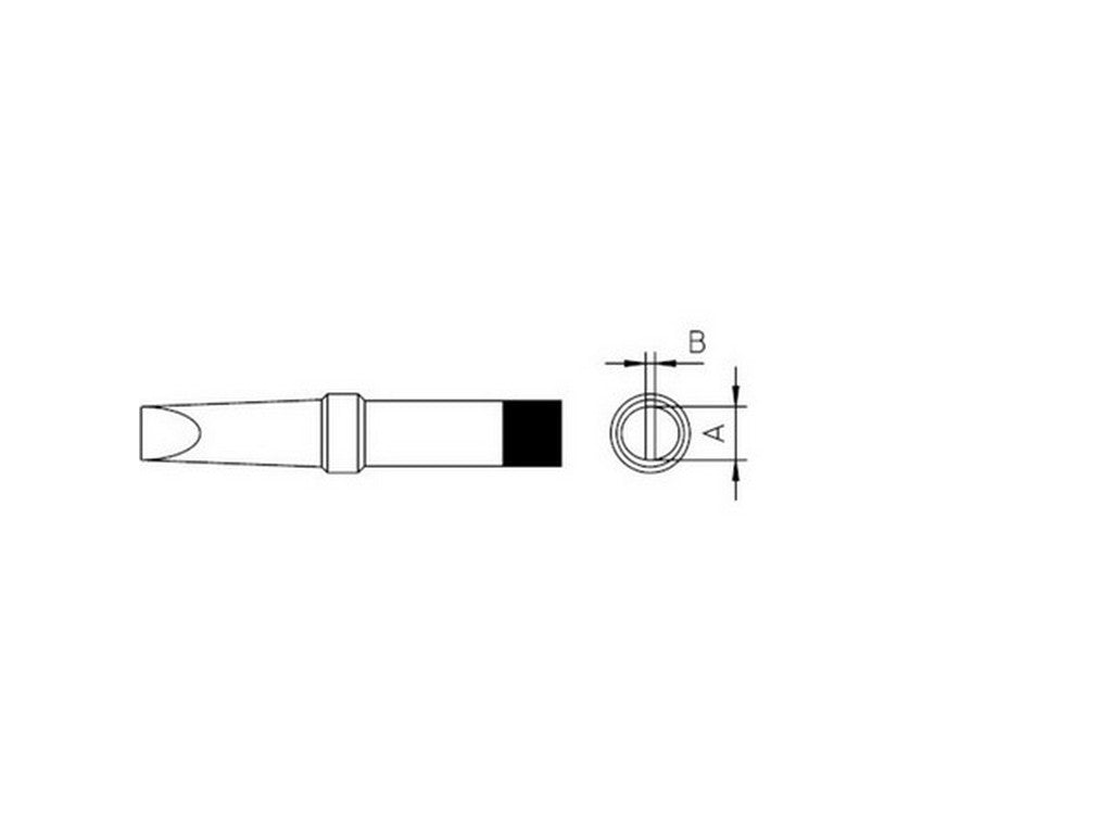 Loddespids 0,8mm 310°C PT-H6