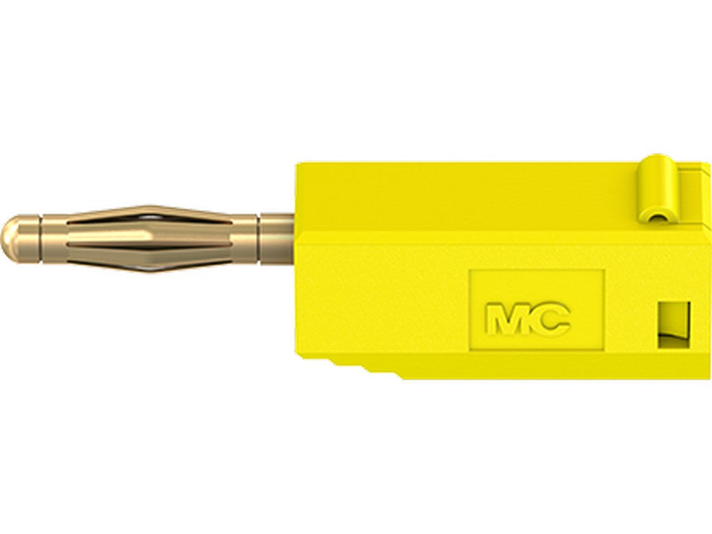 2mm banana plug SLS205 yellow
