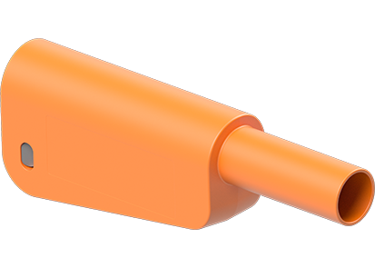 Bananstik Ø4mm SLM-4A-46 Orange 1000V CATII 32A/600V CATIII 32A