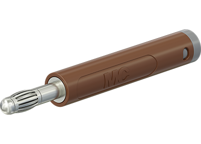 Stik AL-4N-39 brun forniklet 30V AC/60V DC 32A
