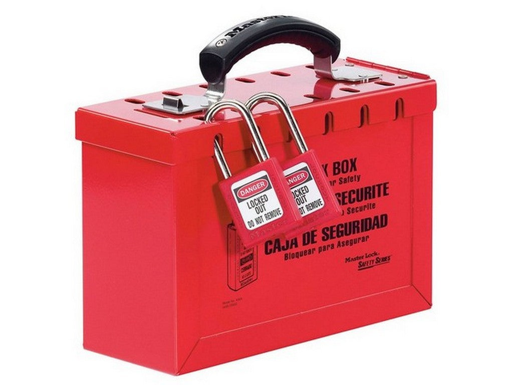 MasterLock LOCK-OUT box in metal f/12 locks etc