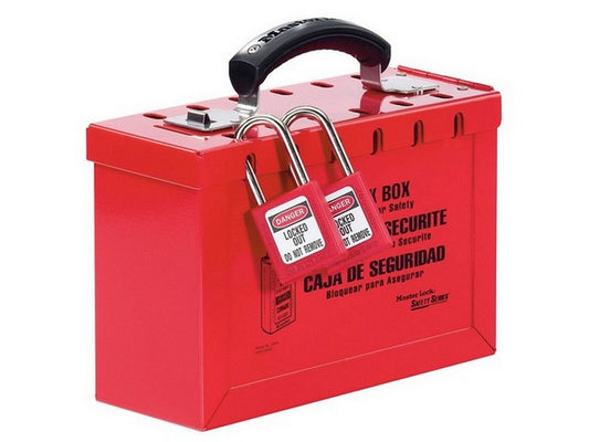 MasterLock LOCK-OUT boks i metal f/12 låse m.m.
