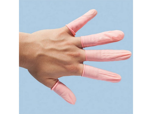 Finger dutter ESD str. S pink, pakke m/1440 stk.