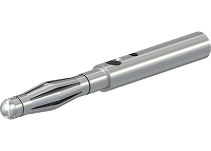 Connector LS205N nickel-plated Ø2mm for KT205