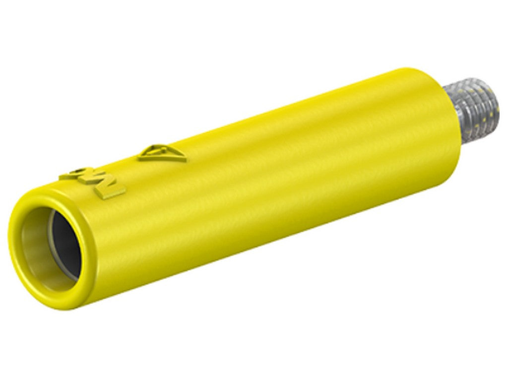 Adapter B4E-M3-I yellow w/M3 thread CAT II 1000V 32A