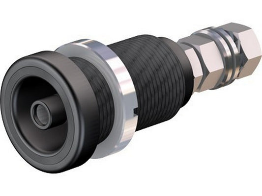 Plug/socket recessed black ID/S6AR-N-B4S