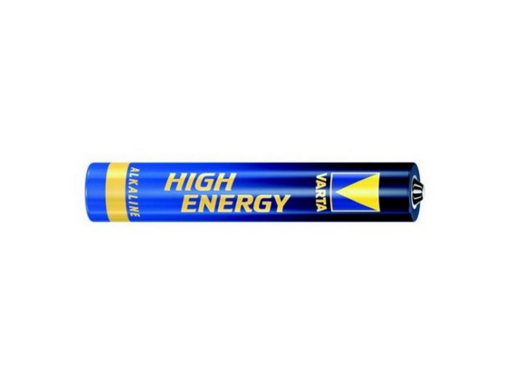 Varta batteri High Energy AAA 1,5V; Ø10,5x44,5mm LR03 - Alkaline