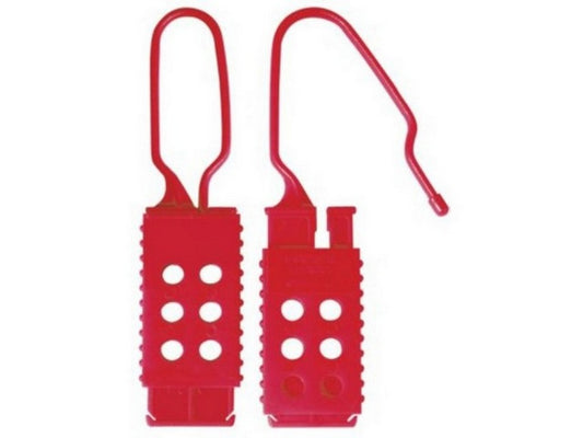 MasterLock LOCK-OUT  hasp i nylon f/op til 6 låse