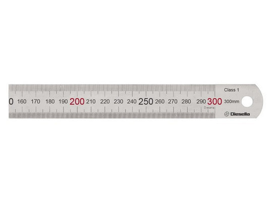 Stållineal 25x1x300mm