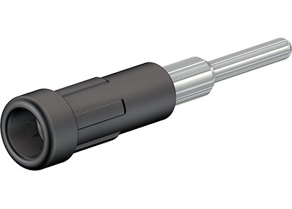 2 mm insulated rigid socket black EPB-2N/S