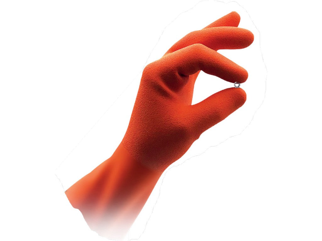 Orange L-AUS glove Touch-E 1000V Size 10-CL 0-36cm long-0.8mm thick ARC SAFE