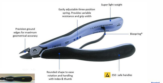 Bias biter ESD ERGO oval 0.1-1.0x135.5mm ultra