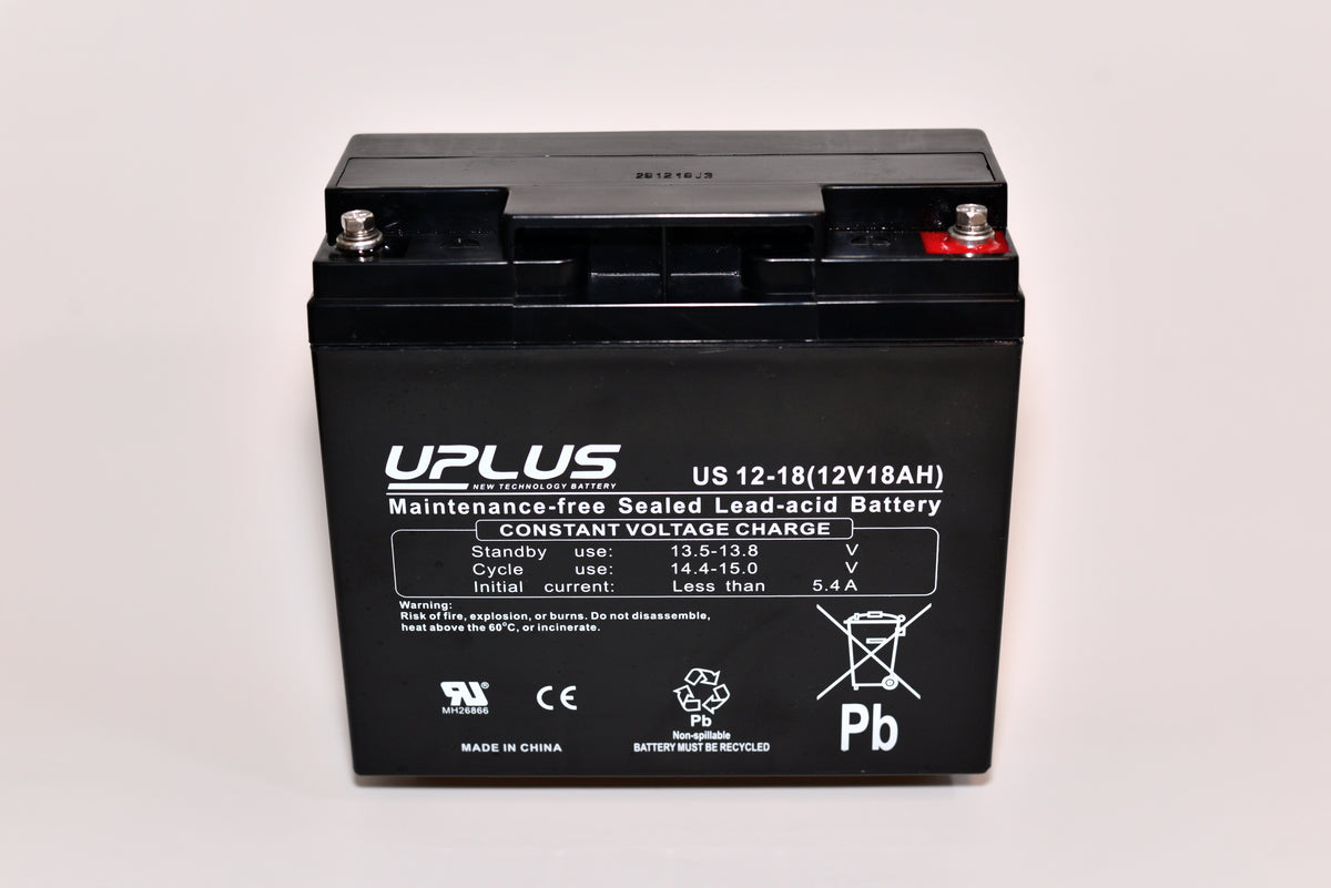 Blybatteri 12V/12Ah Cylic Fast-on 6,3mm
