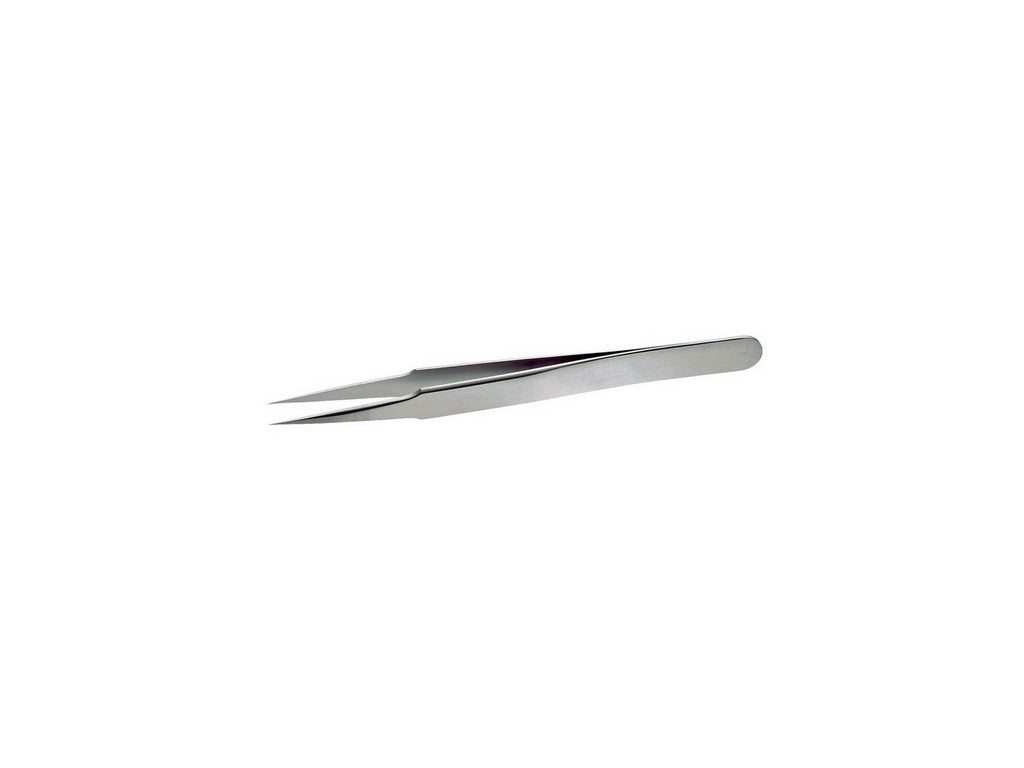 Lindström tweezers antimagnetic stainless steel high precision with tapered and fine tips 120m