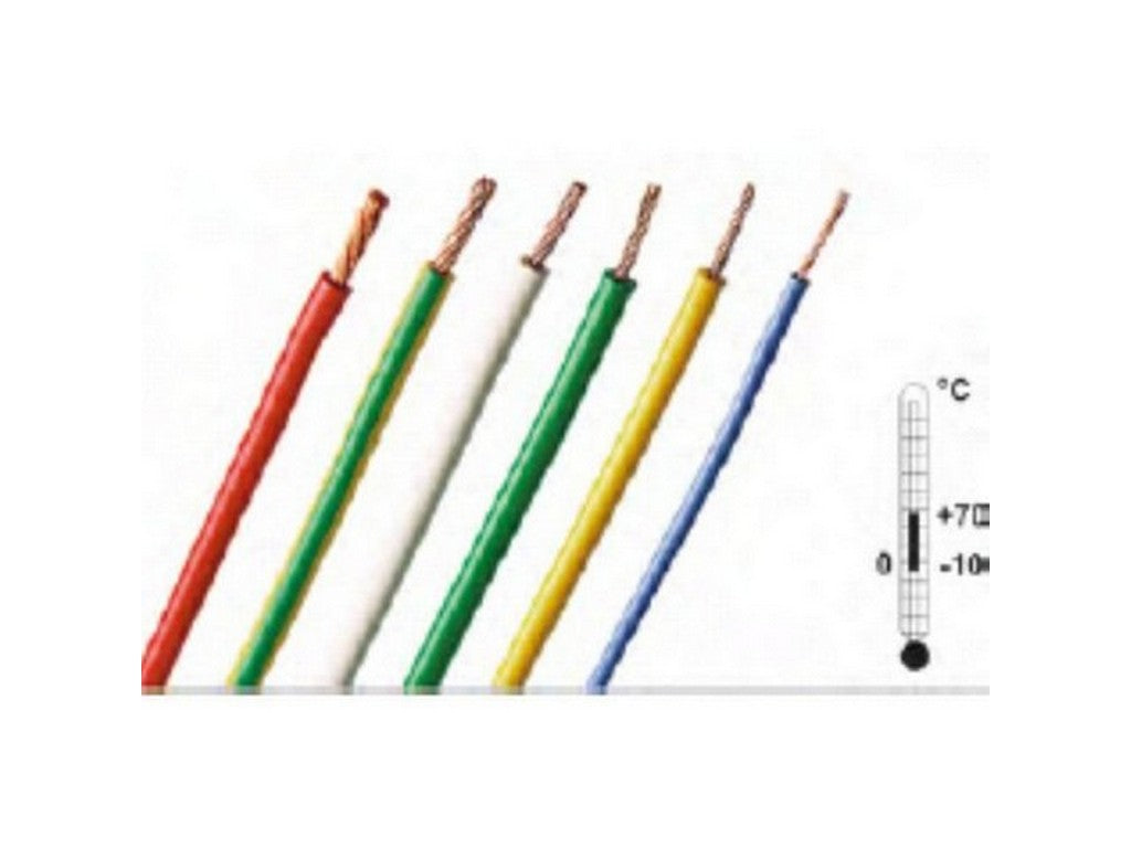 Ledning FLEXI-E 2,5mm2 rød 100m rulle