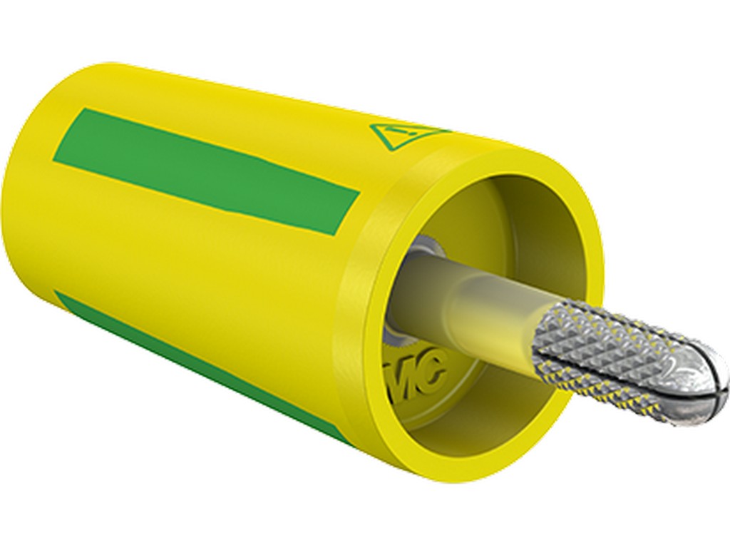 Adapter nickel-plated A-SLK4-N yellow/green