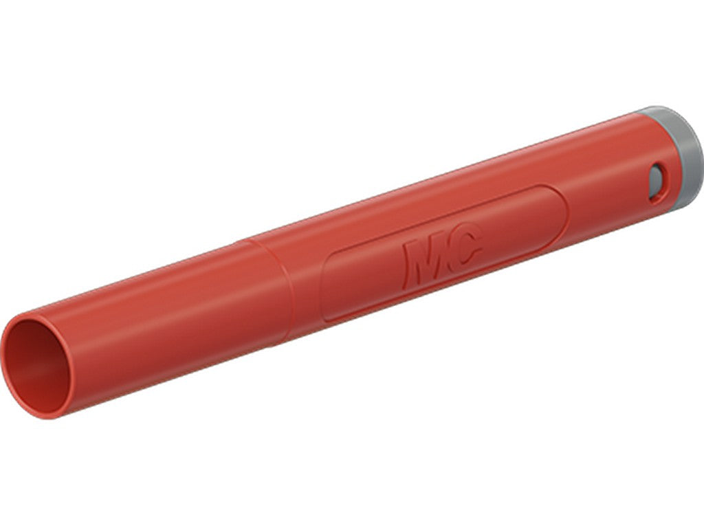 Han-stik Ø4mm SACR25-4A-39-TW RØD CATII 1000V/CATIII 600V 32A max.2,5mm² Ø3,9mm f/crimpning FORGYLD