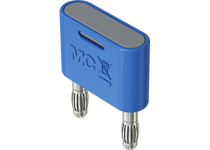 KS-4N-19 4mm insulated connecting plug blue