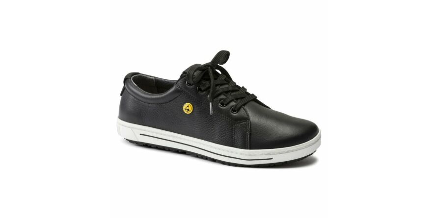 Birkenstock QO 500 sneakers ESD Str. 45; sort læder