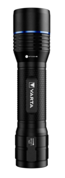 Varta NIGHT CUTTER  PRO LED lygte F20R Tactical m/5 lysstyrker - Opladelig